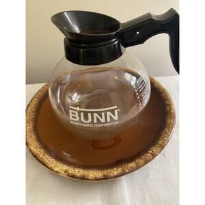 Bunn Coffee Decanter 12 Cup Commercial Glass Pot Black Handle Shatter Resistant